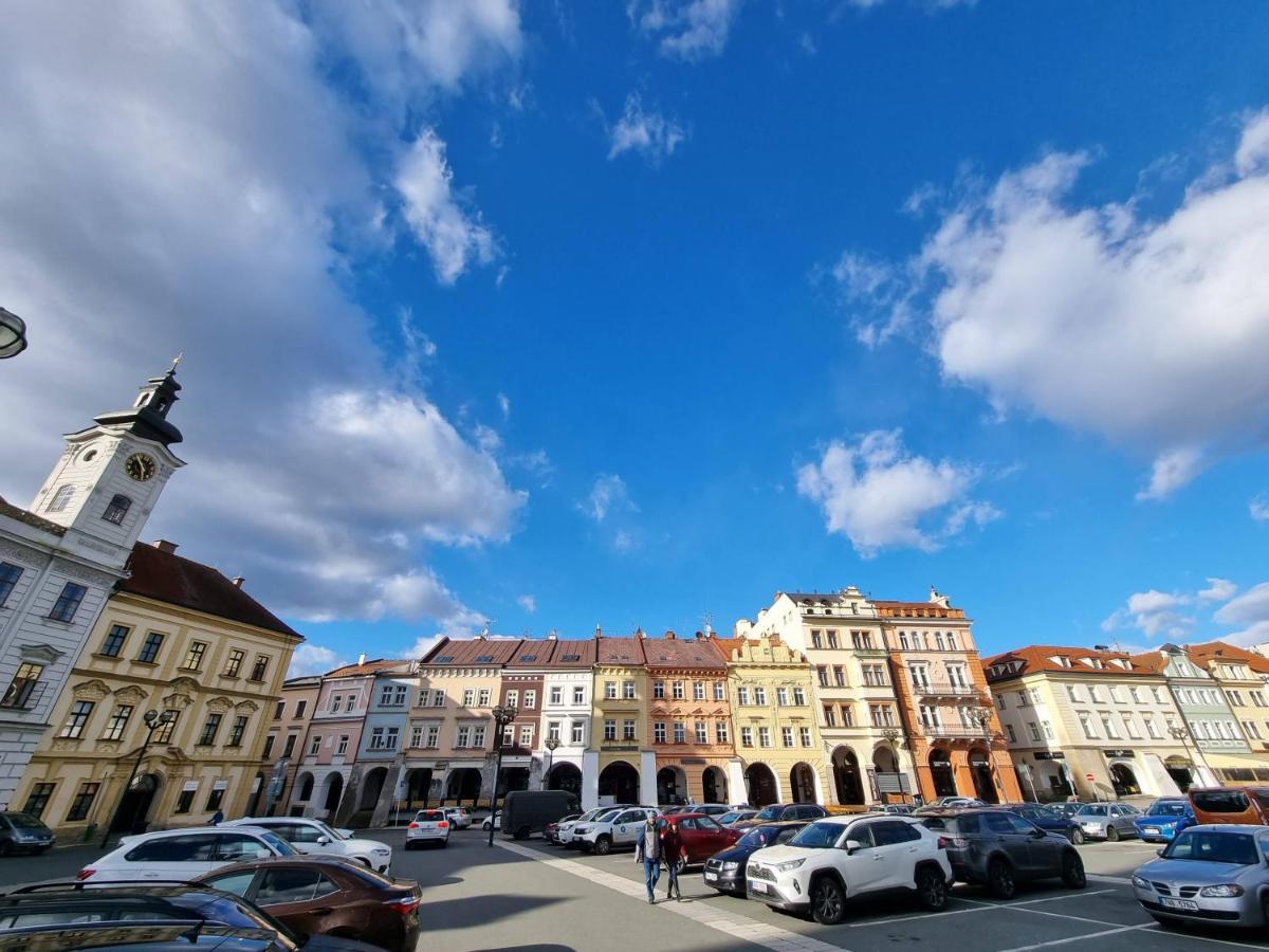 Velke Studio Na Velkem Namesti S Vybavenou Kuchyni Hradec Kralove Exterior photo